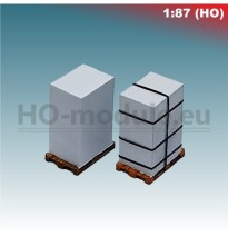 Porenbetonsteine palettiert