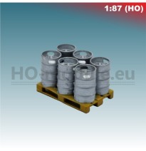 Bierfässer Keg – palettiert