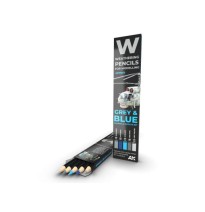 Watercolor Pencil Set – Grey And Blue