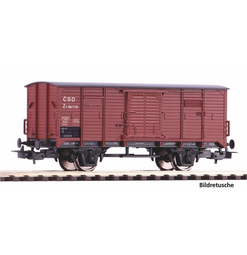 Gedeckter Güterwagen CSD III mit Bremserhaus