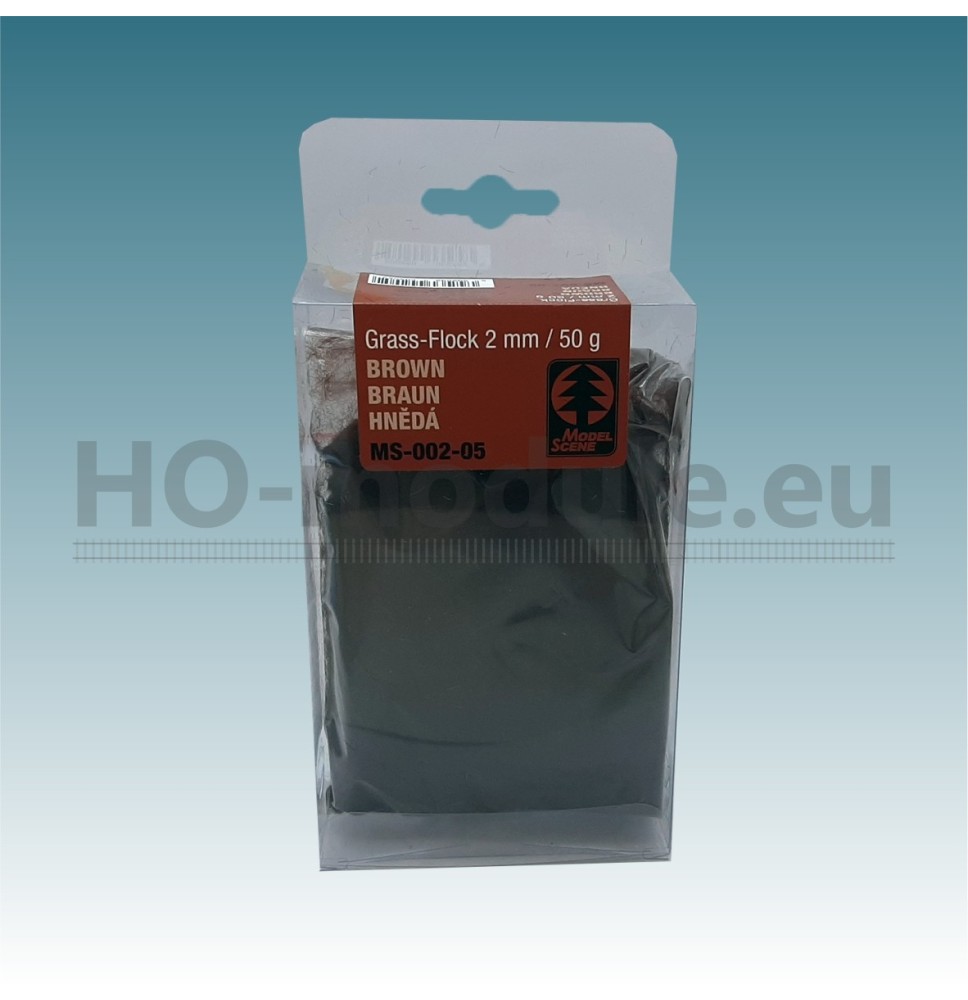 Statisches Gras 2 mm – braun