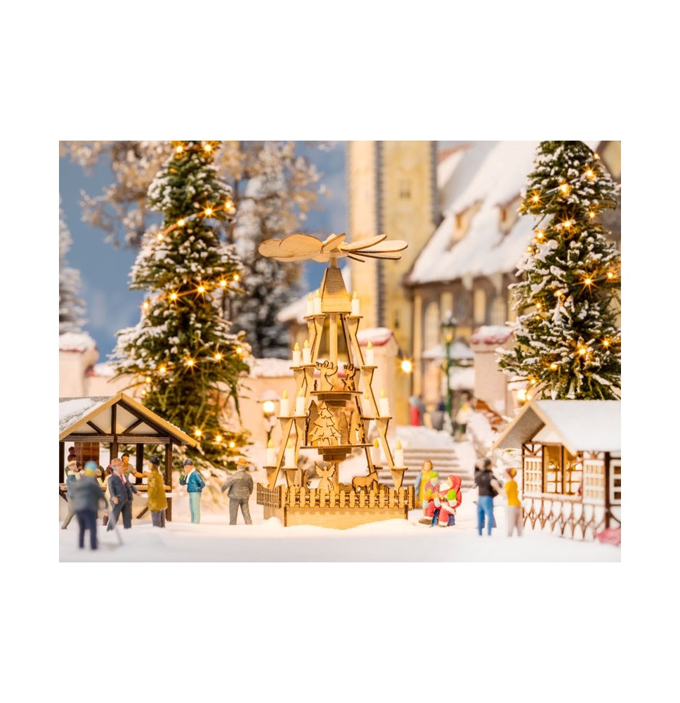 Weihnachtsmarkt-Pyramide