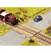 Bahnübergang Holzbohlen