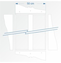 Modulbausatz gerade 90 cm – Endkopfteil B96 und B96