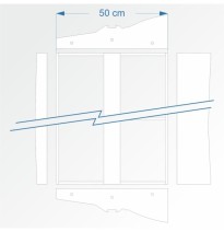 Modulbausatz gerade 120 cm – Endkopfteil B96 und B96